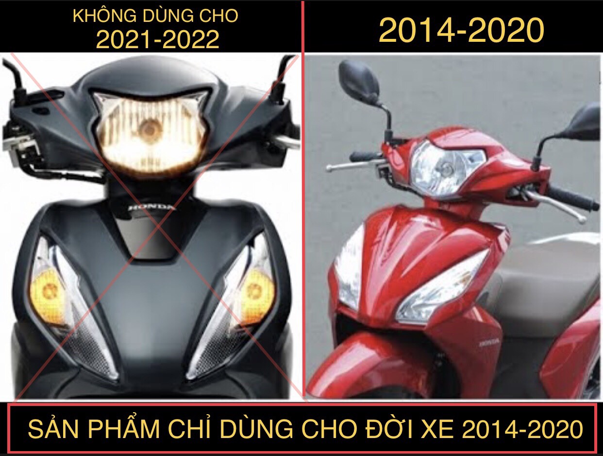 VISION 2014 2015 2016 2017 2018 2019 2020 ỐP BẦU E ( LỌC GIÓ ) DÙNG CHO ĐỜI XE VISION CROM / CACBON