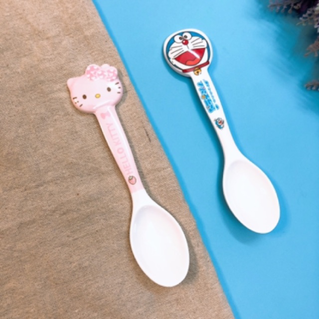 [HCM]Thìa Melamin 3D Hellokitty Doreamon