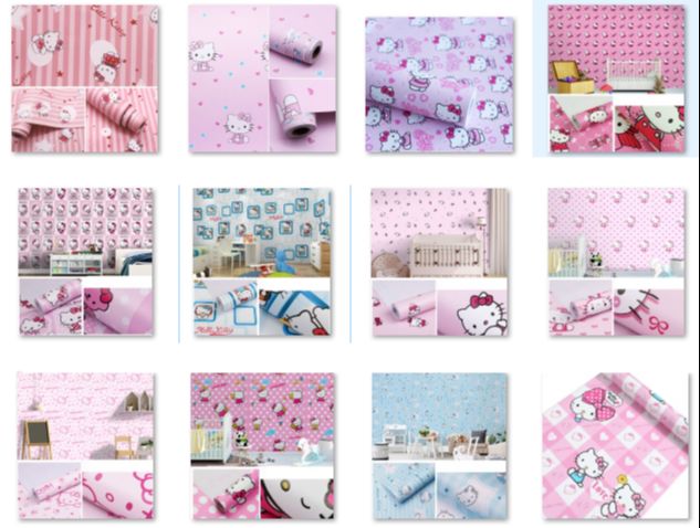 Decal giấy dán tường cho trẻ em BST02 CUỘN 5M