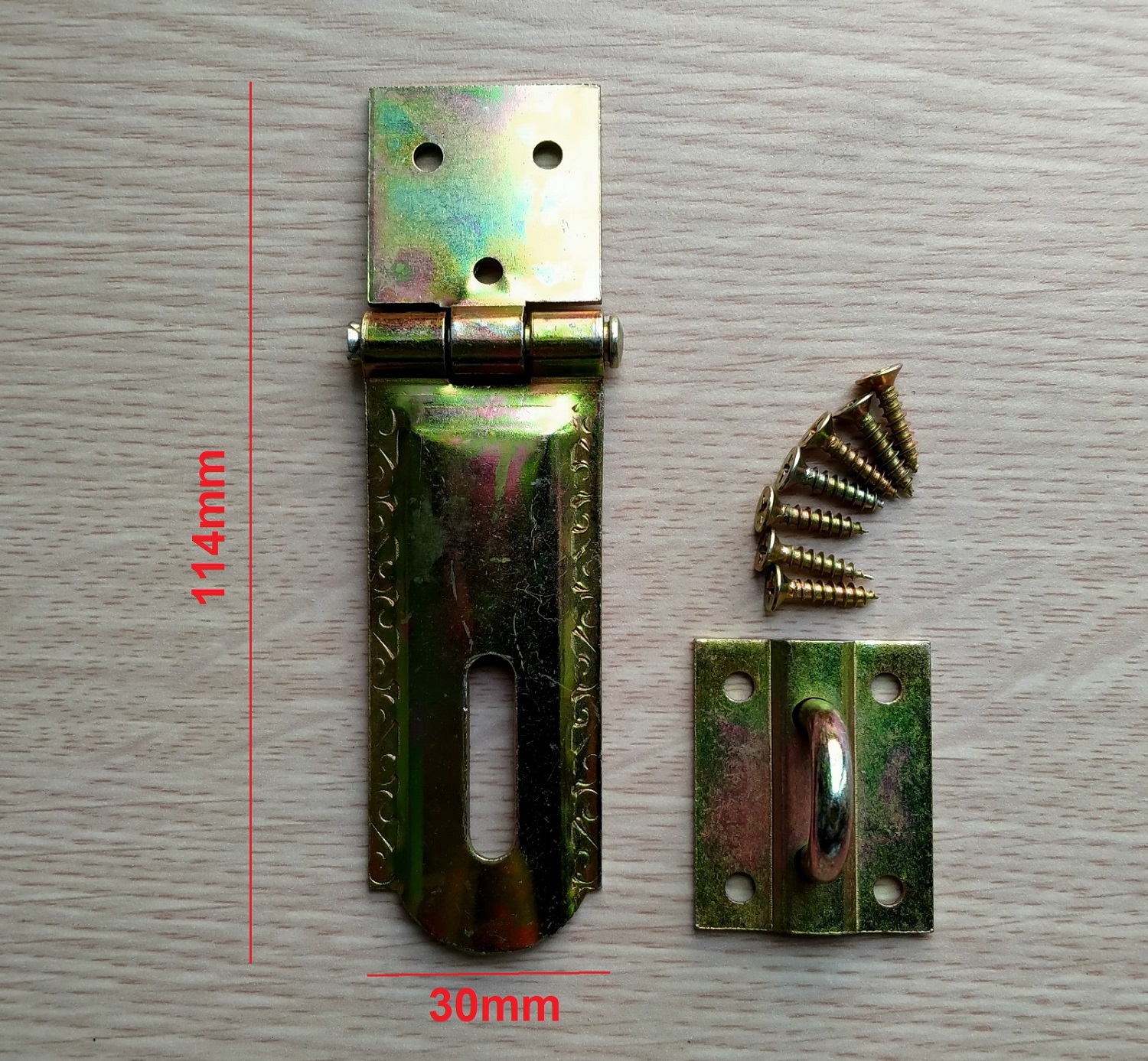 Khóa Rương 30x85mm 40x105mm Khóa Yếm Bản Lề Khóa Hòm