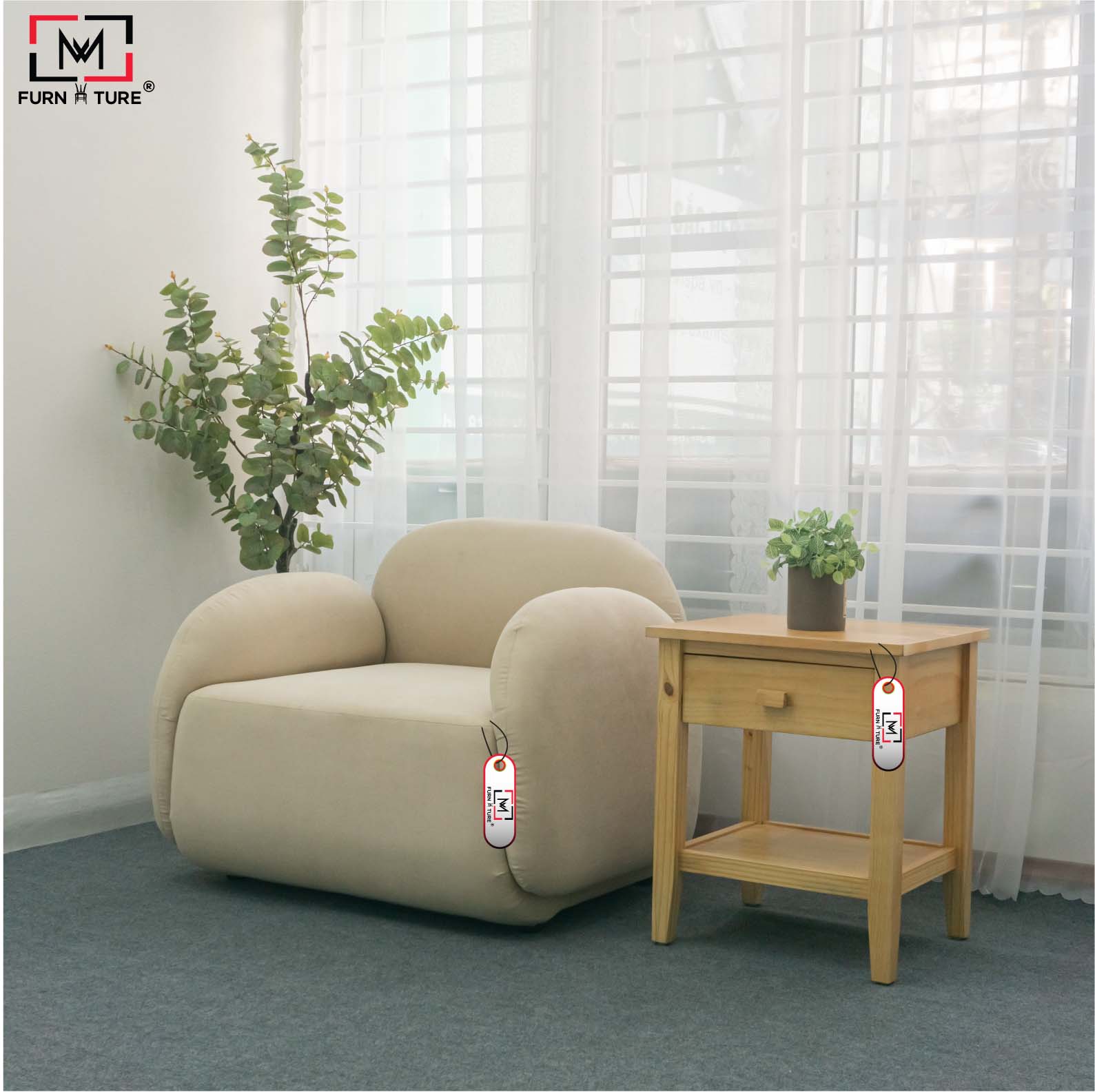 SOFA MINI THƯ GIẢN PHONG CÁCH HÀN QUỐC - SOFA BUNNY