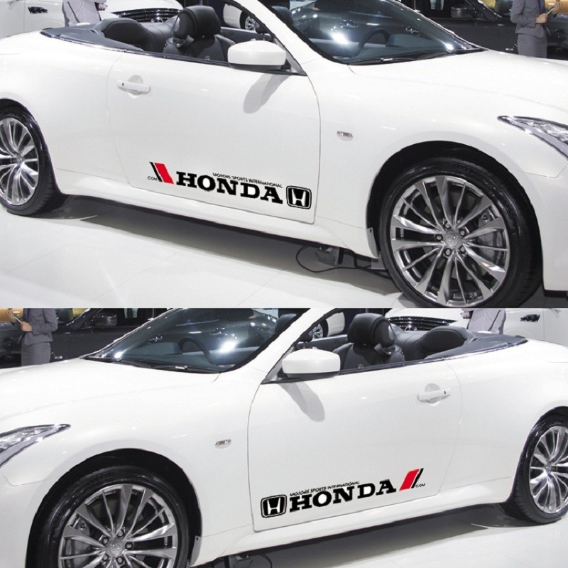 Bộ Tem HONDA Phản Quang Dán Thân xe hơi ( giá bán 2 tem )