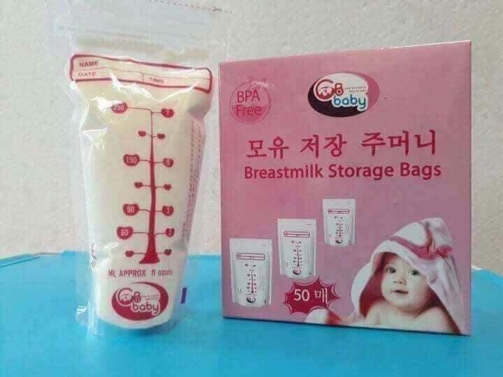 Túi trữ sữa GB Baby Hàn Quốc( Hộp 50 túi)