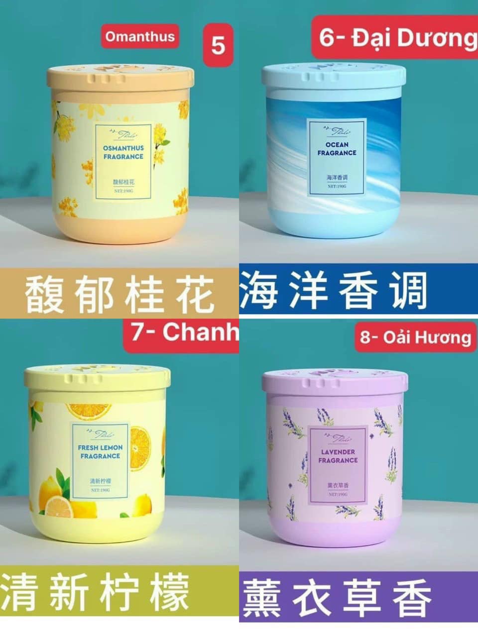 Lọ sáp thơm để phòng Khử Mùi