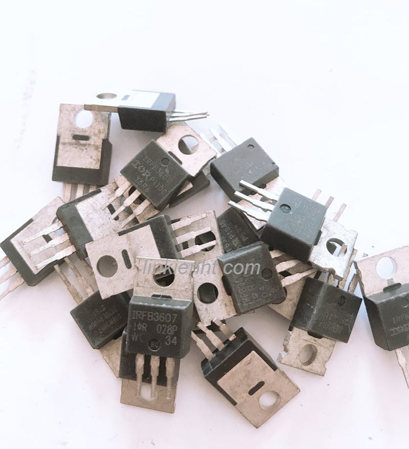 5 con mosfet irfb3607 fb3607 3607 80a 75v chính hãng tháo máy