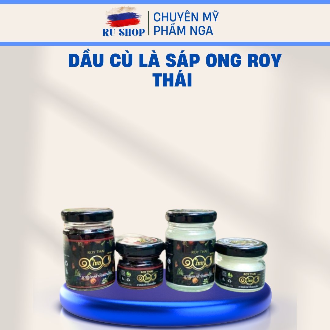 Dầu cù là sáp ong roythai thái lan - dầu cù là roy thái