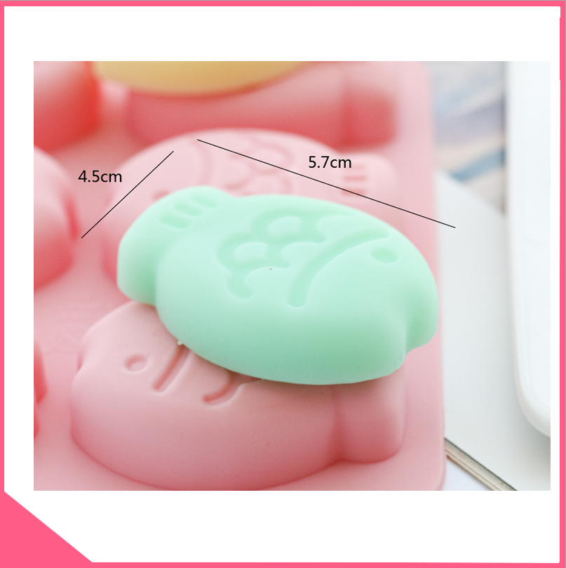 Khuôn silicon làm rau câu hình con cá