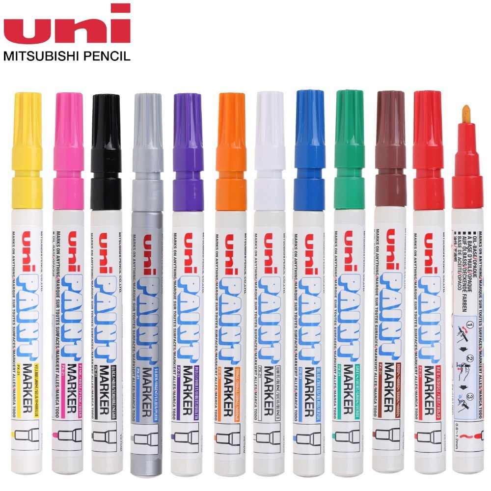 [HCM]BÚT SƠN UNI PAINT MARKER PX21 NÉT 0.8 - 1.2 MM ( VẼ ĐƯỢC TRÊN TẤT CẢ VẬT LIỆU)