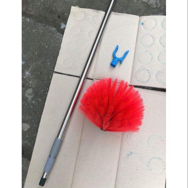 2.8m long multi-function ceiling brush - INOX multi-functional hanging-cum-hanging multi-function sweeper- 3-in-1 multi-function ceiling sweeper