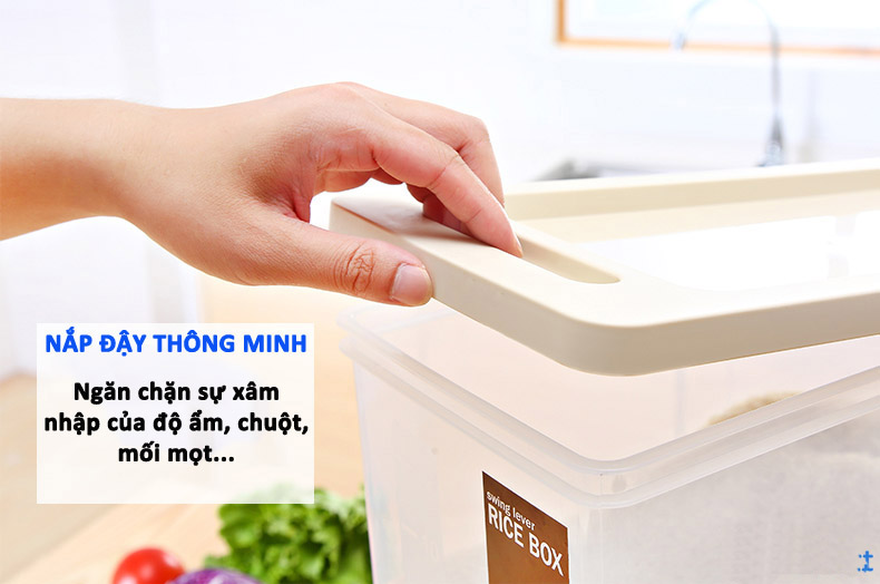 Thùng đựng gạo thông minh 15kg