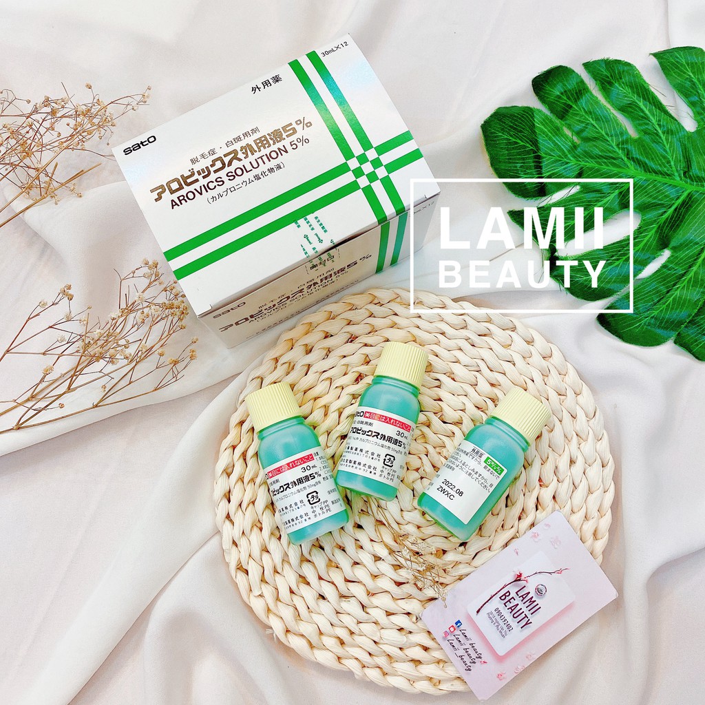 Tinh chất mọc tóc sato arovics solutions 5%- lamii beauty