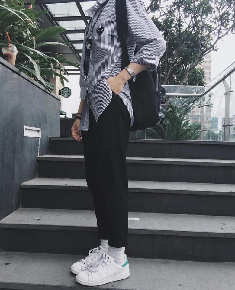 [HCM]quần baggy kaki unisex ( hình thật ở cuối )