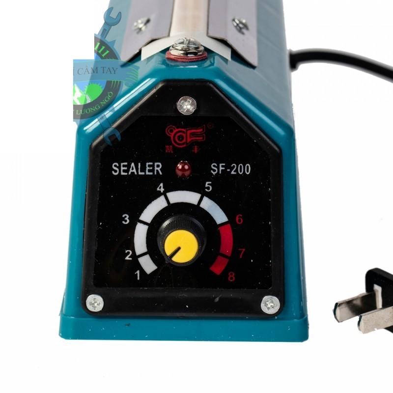 Máy hàn miệng túi dập bằng tay 200mm