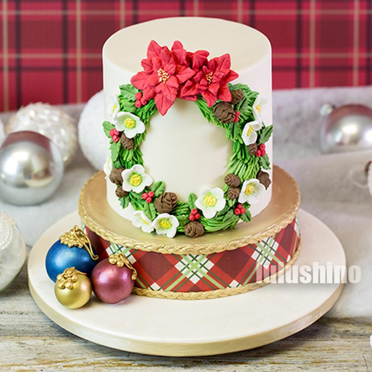 Fondant Bánh Silicone Bộ Tạo Khuôn Hình Chụp Ảnh Phong Cách Rừng Rậm Noel Holly Lá Hạt Thông Noel Hoa Trạng Nguyên