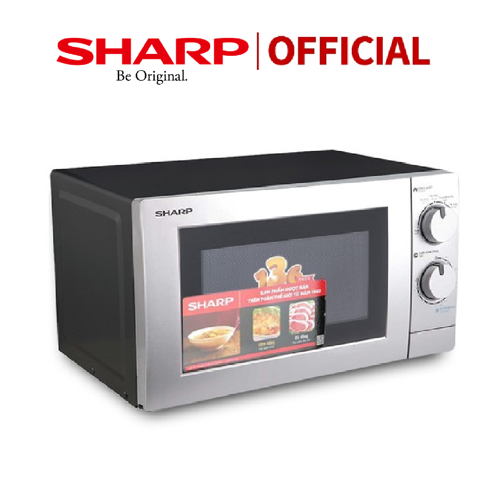 Microwave oven sharp 20 liter r-203vn-m I r-207vn-sl I r-208vn-ws I r-209vn-sk [optional color]-warranty 12 months genuine