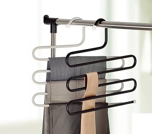 [HCM][ INOX KHÔNG GỈ SÉT ] MÓC TREO QUẦN ÁO 5 TẦNG INOX - TREO KHĂN TẮM - QUẦN ÁO - TẤT VỚ - CHỊU LỰC 10KG