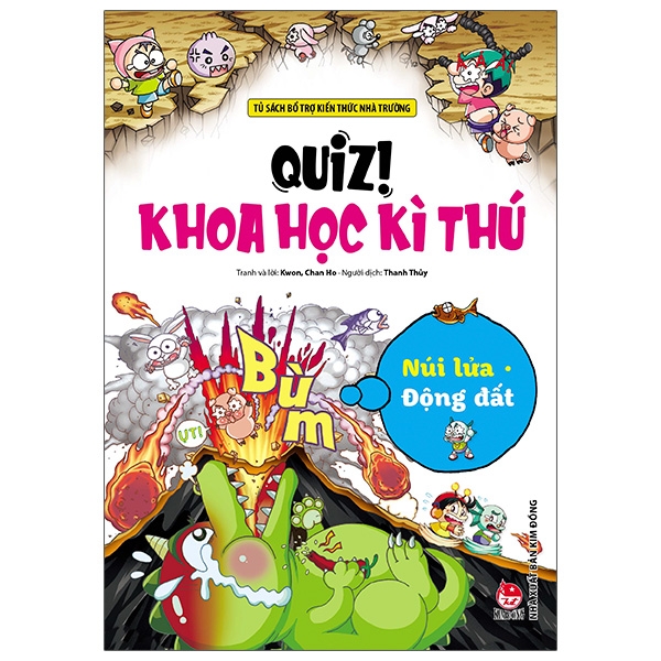 Fahasa - quiz! khoa học kì thú: núi lửa động đất