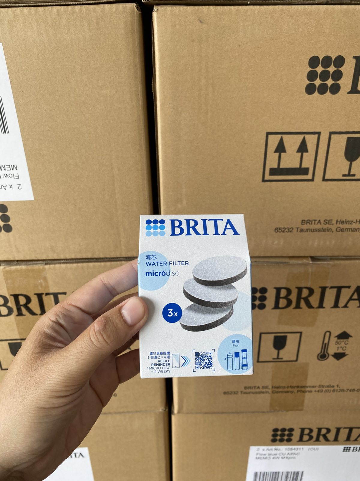 Hộp 3 đĩa lọc BRITA MicroDisc Filter - Thương hiệu đến từ Đức