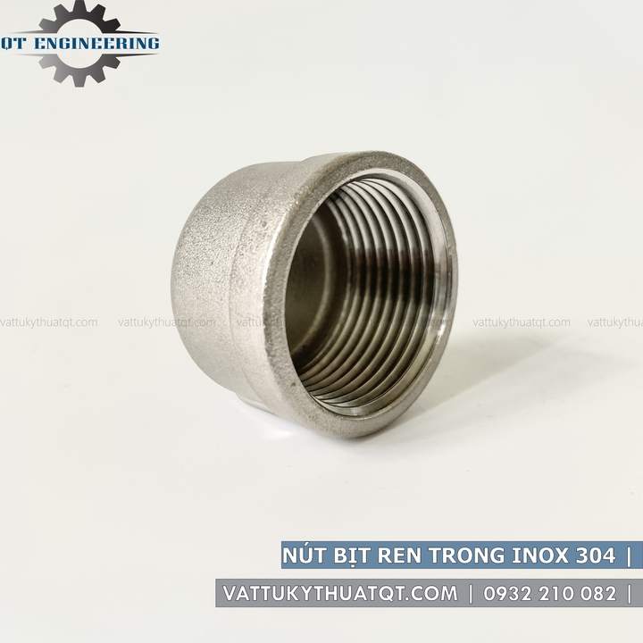 Nắp Bịt Ren Trong Inox 304 | DN8-DN32 (Phi 13mm-42mm) | VATTUKYTHUATQT.COM