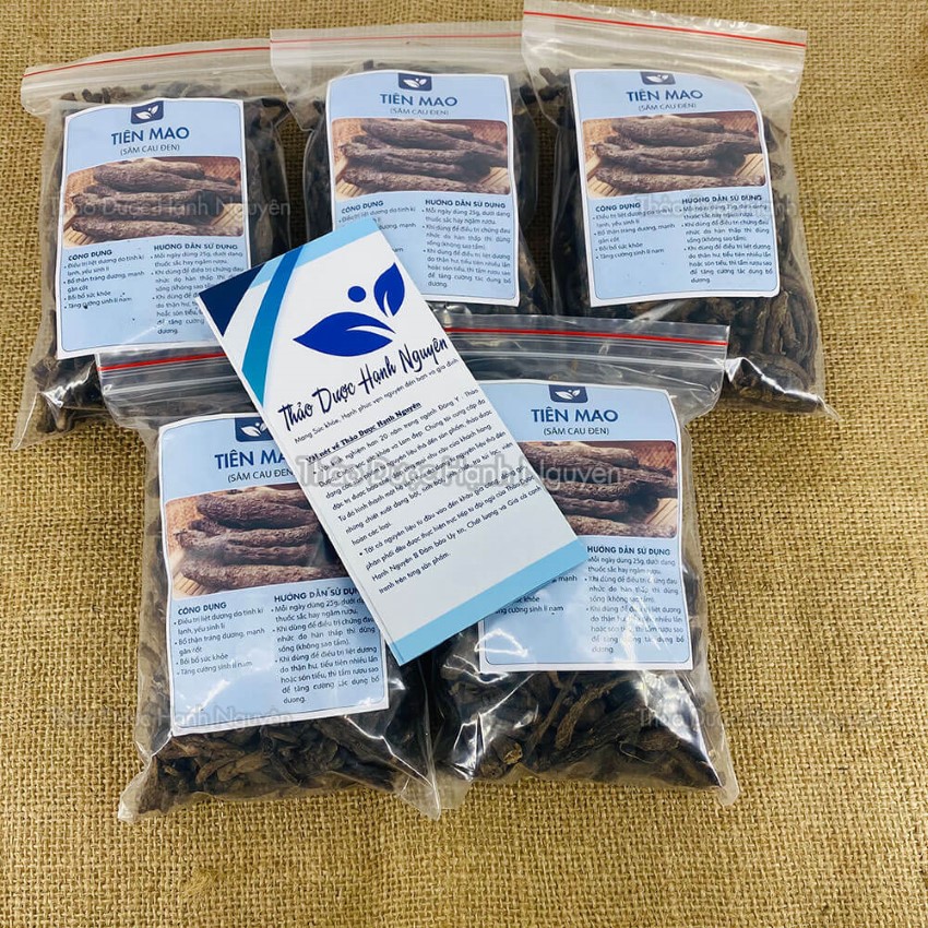 Sâm cau đen 100g, tiên mao, hỗ trợ bổ thận, tráng dương, mạnh gân cốt, tăng cường sinh lý nam