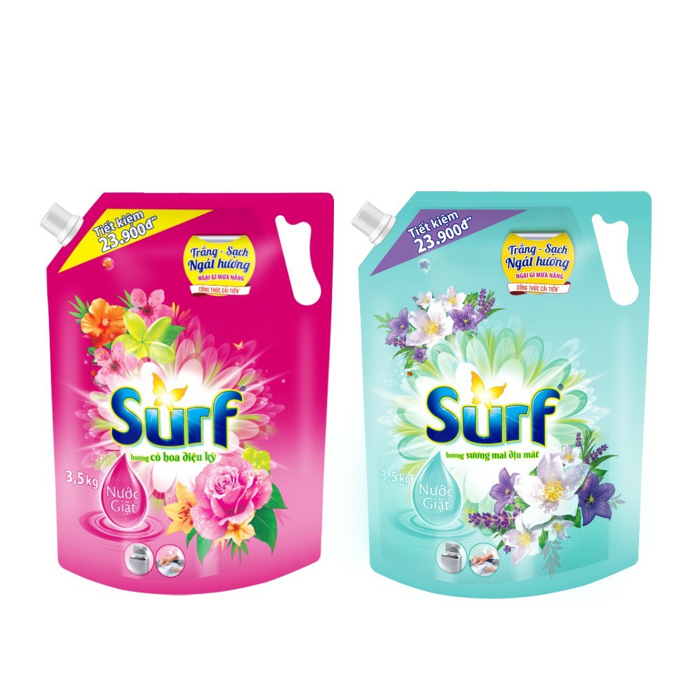 Nước Giặt Surf Túi 3.3kg