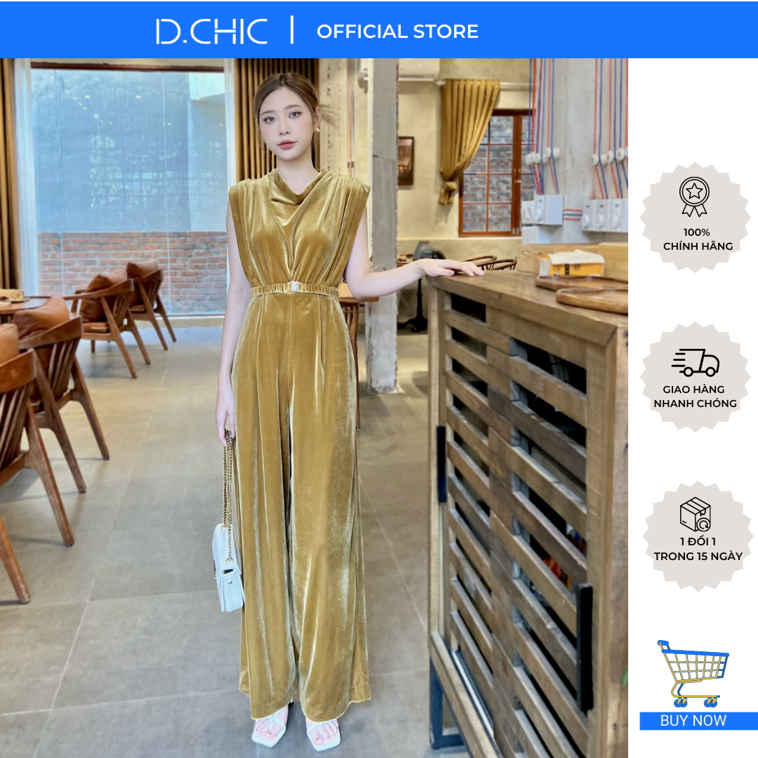 D.CHIC Jumpsuit dài không tay cổ đổ MS: 582246