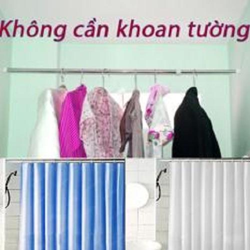 Thanh treo rèm không cần khoan vít (90-160cm)