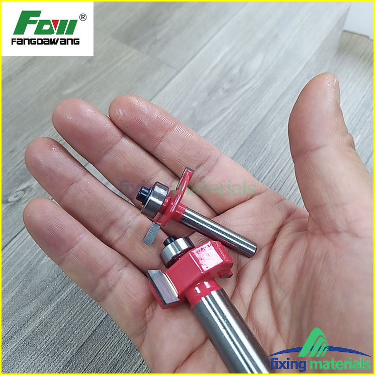 Mũi phay gỗ cuốc rãnh 2 cánh, cốt 6.35mm - 12.7mm (Mũi router, mũi soi gỗ)