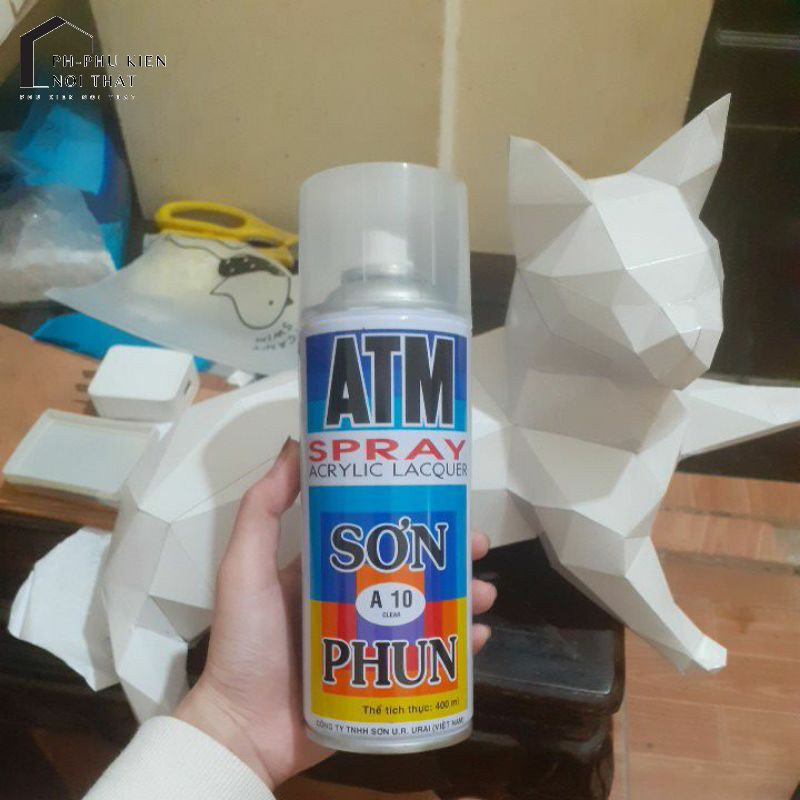 Sơn xịt ATM spray không màu phủ bóng đa năng