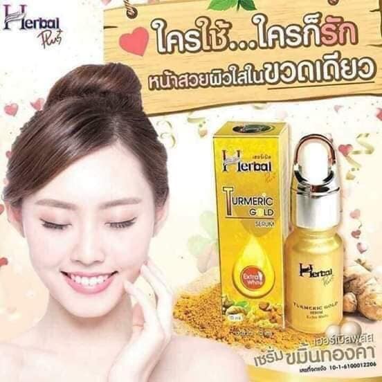 Serum nghệ Herbal Turmeric Gold 10ml Thái Lan