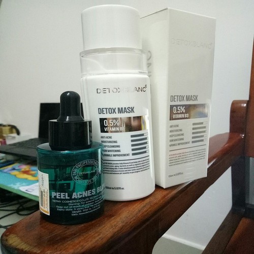 [HCM]Combo Trị mụn Thải Độc DETOX BLANC - DETOX