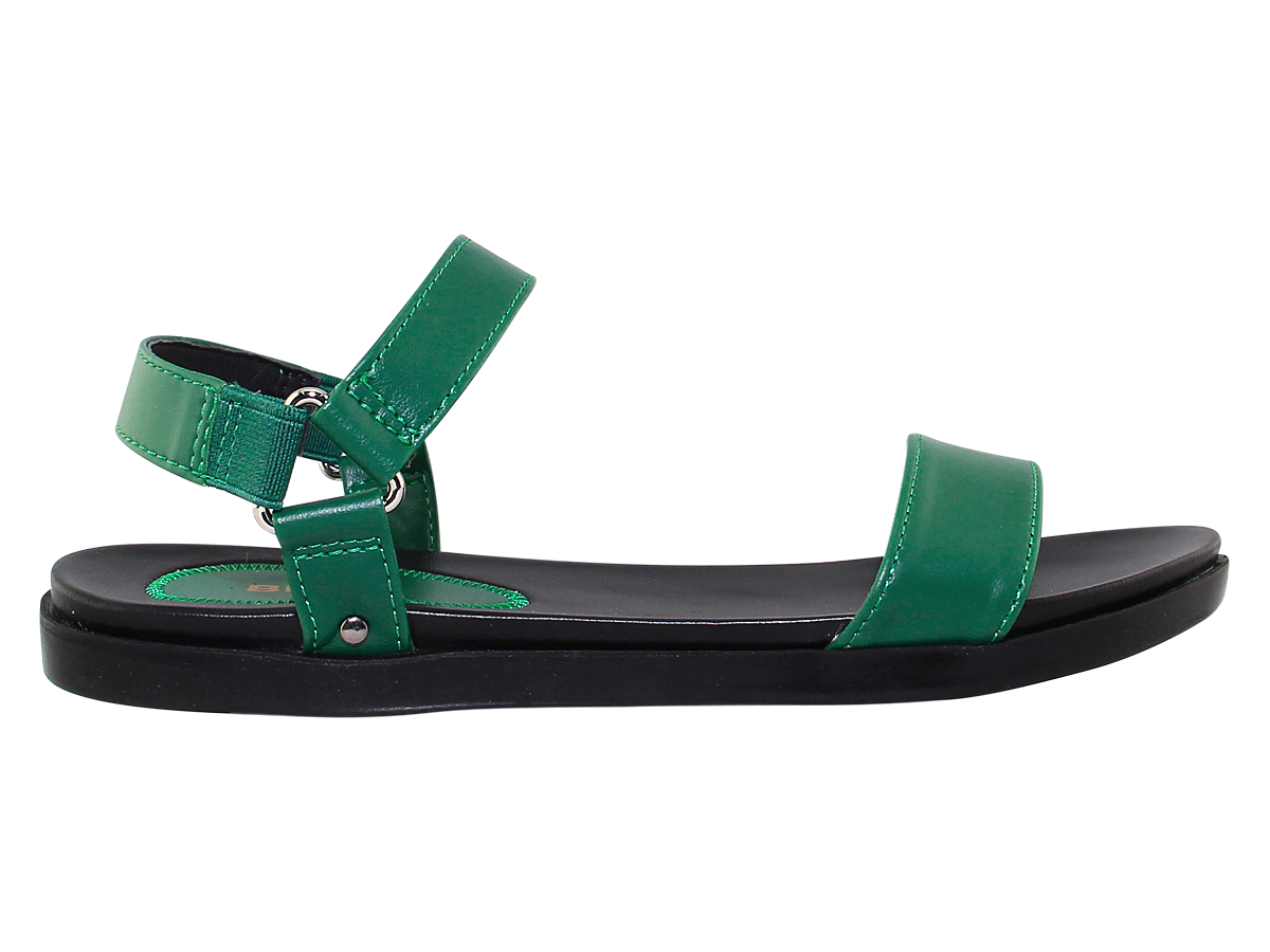Sandal đế bằng nữ Bita's SYN.272 (Đen + Kem + Xám + Xanh lá)