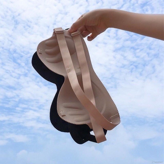 Áo Ngực Su, Áo Ngực Cúp Ngang (Tặng Kèm Dây Trong)