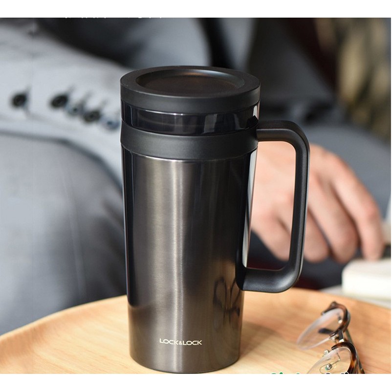 Ly giữ nhiệt Lock&Lock Coffee Filter Mug 580ml LHC4197BLK (màu đen)