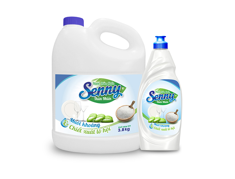 Nước rửa bát thiên nhiên Senny 3.8kg