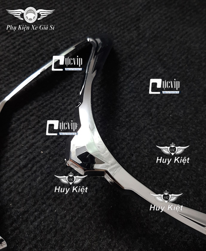 Ốp Viền Đèn Pha Trước Future 2018 - 2020 Xi Inox, Mạ Crom MS3196