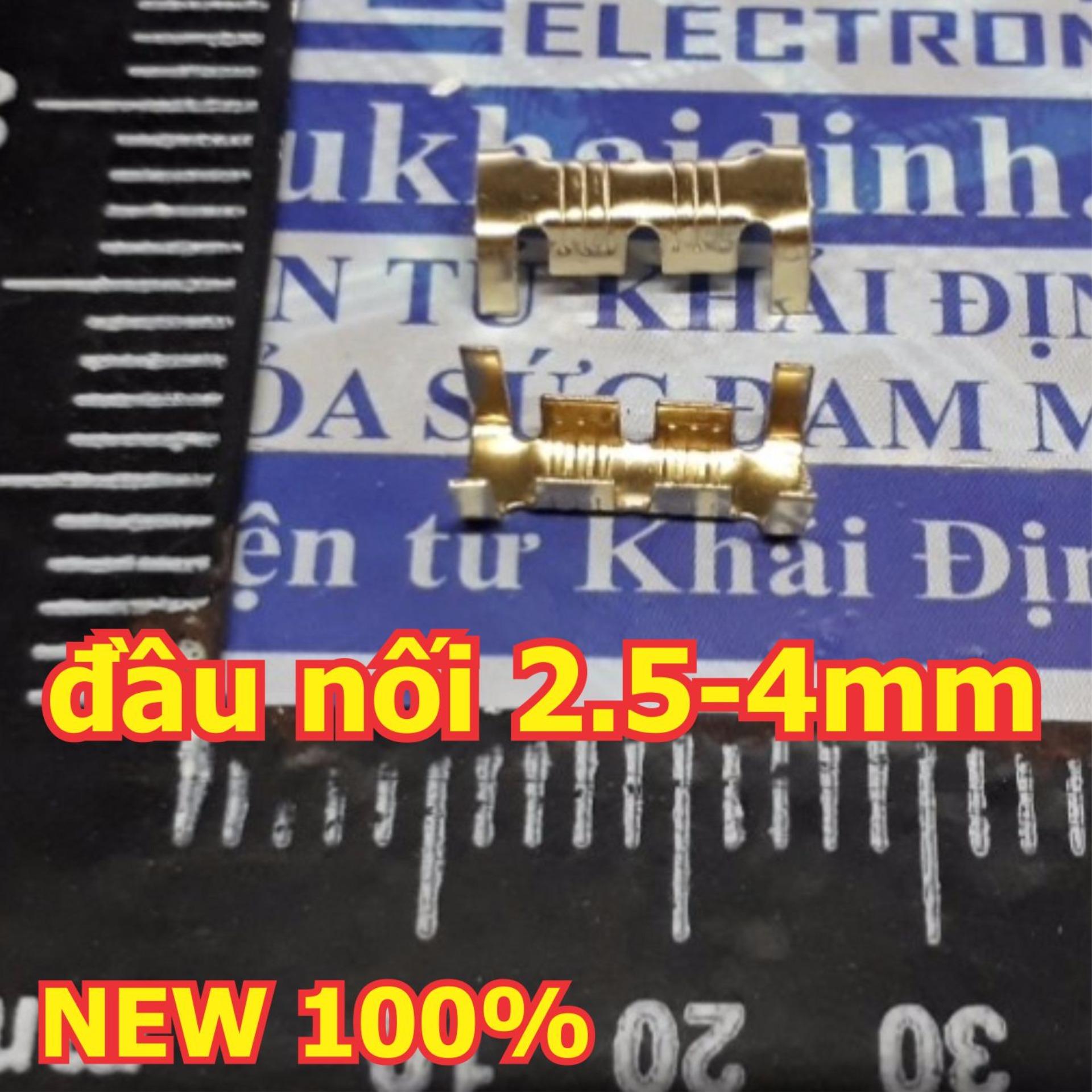 Gói 50 cái đầu cos 454 đồng nối 2 dây điện thẳng hàng, rất tiện lợi dây 2.5-4mm kde5151
