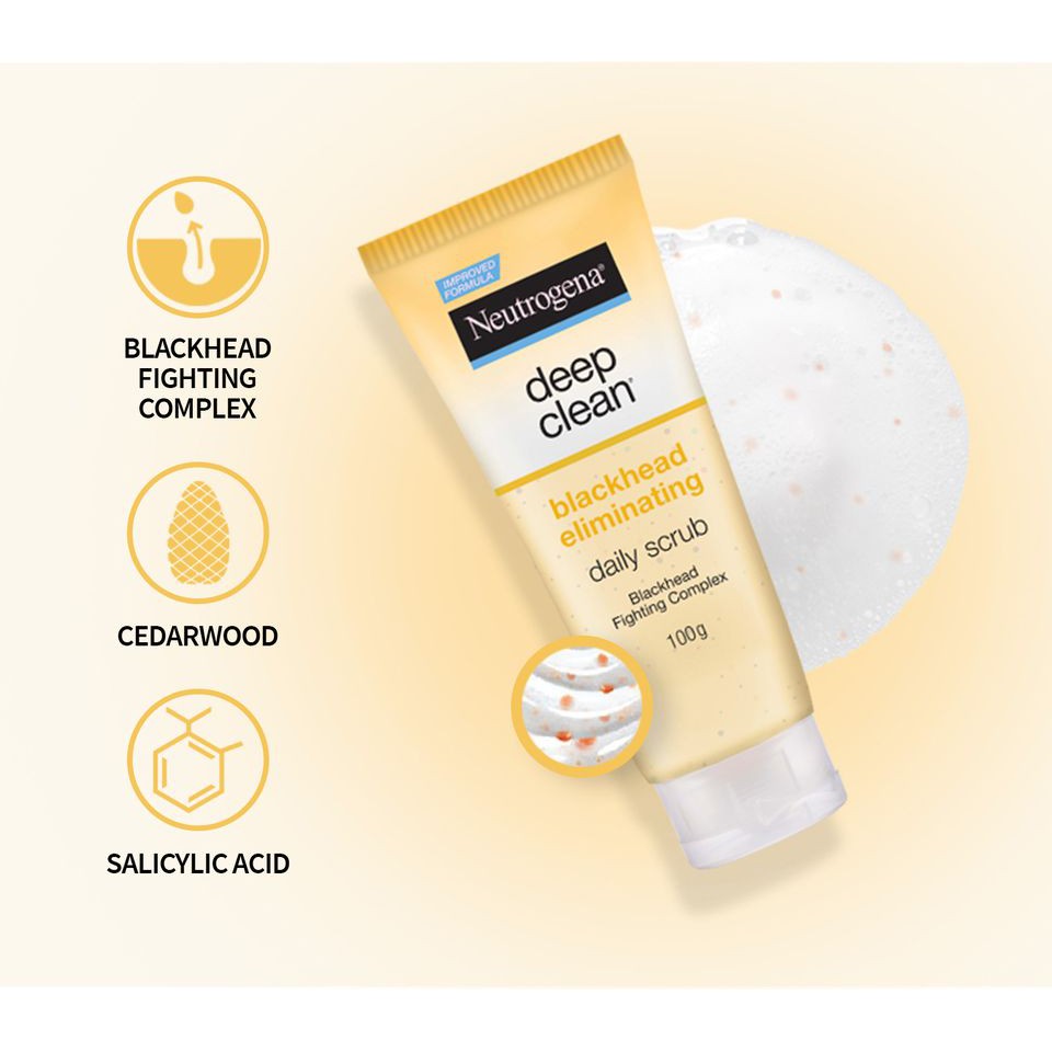 Neutrogena Deep Clean Blackhead Eliminating Daily Scrub 100g