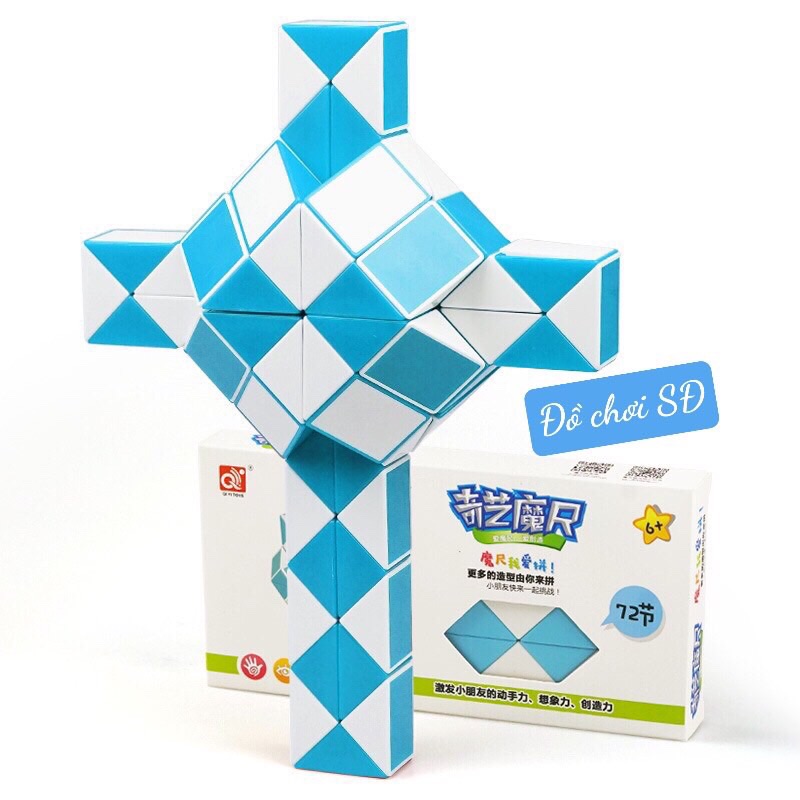 Rubik rắn 72 khúc - màu ngẫu nhiên