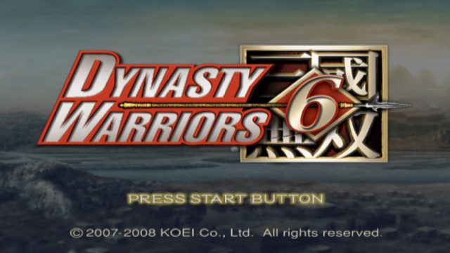 đĩa game playstation 2 tam quốc chí 6 ( dynasty warrior 6 )
