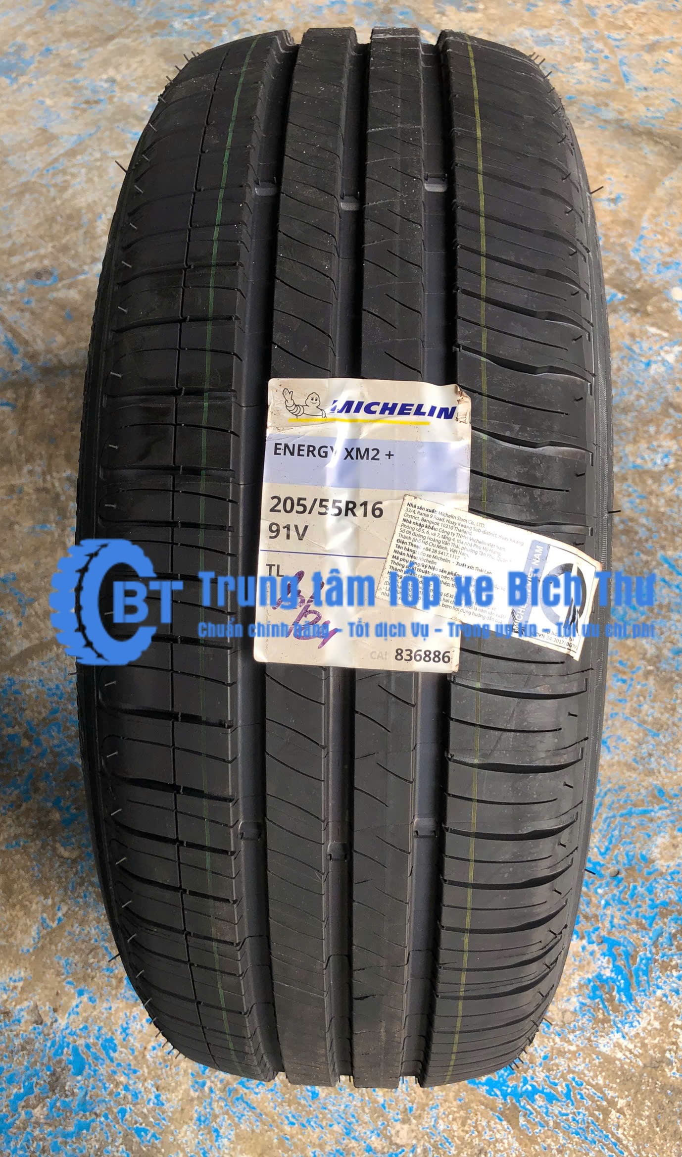 Lốp Michelin 205/55R16 XM2+