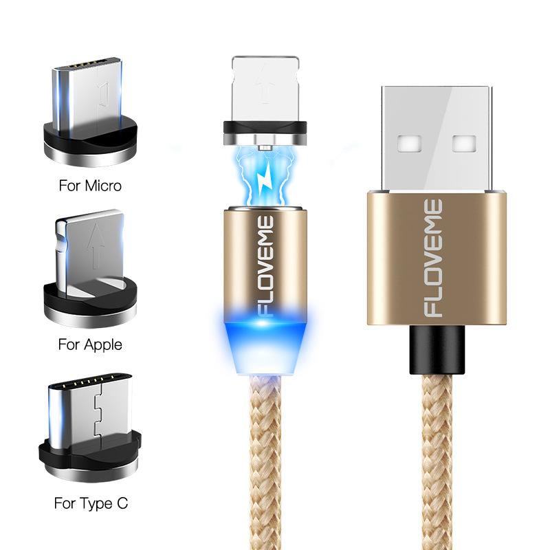 Cáp Sạc Nhanh Từ Tính Cho IPhone / TYPE-C/ MICRO