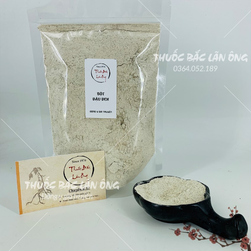 Bột đậu đen 100g, bột đỗ đen rang thơm, nghiền mịn, giúp thanh nhiệt, mát gan, hỗ trợ giảm cân