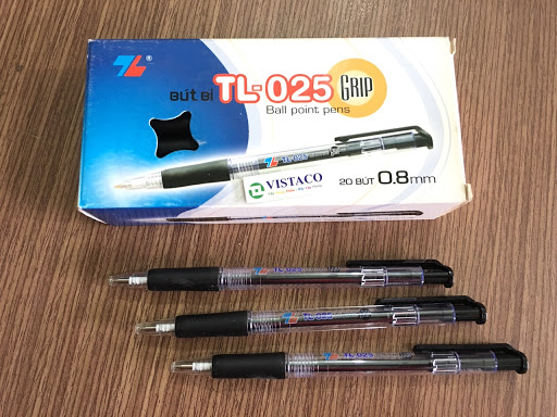 Hộp 20 bút bi Thiên Long 025 (Xanh,Đỏ,Đen)