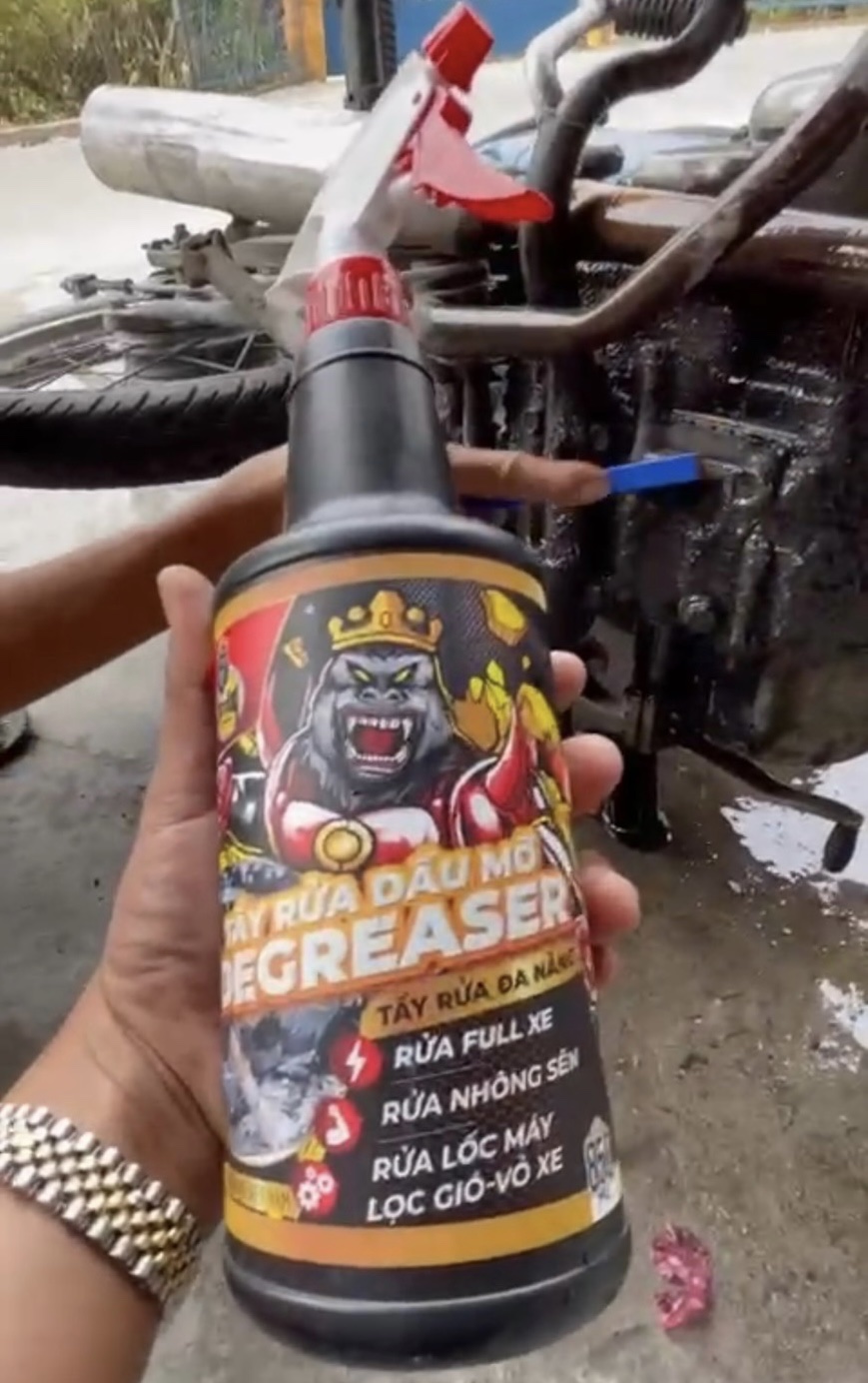 [Kèm vòi xịt] Tẩy Dầu Mỡ Sprayking DeGreaser 850ml