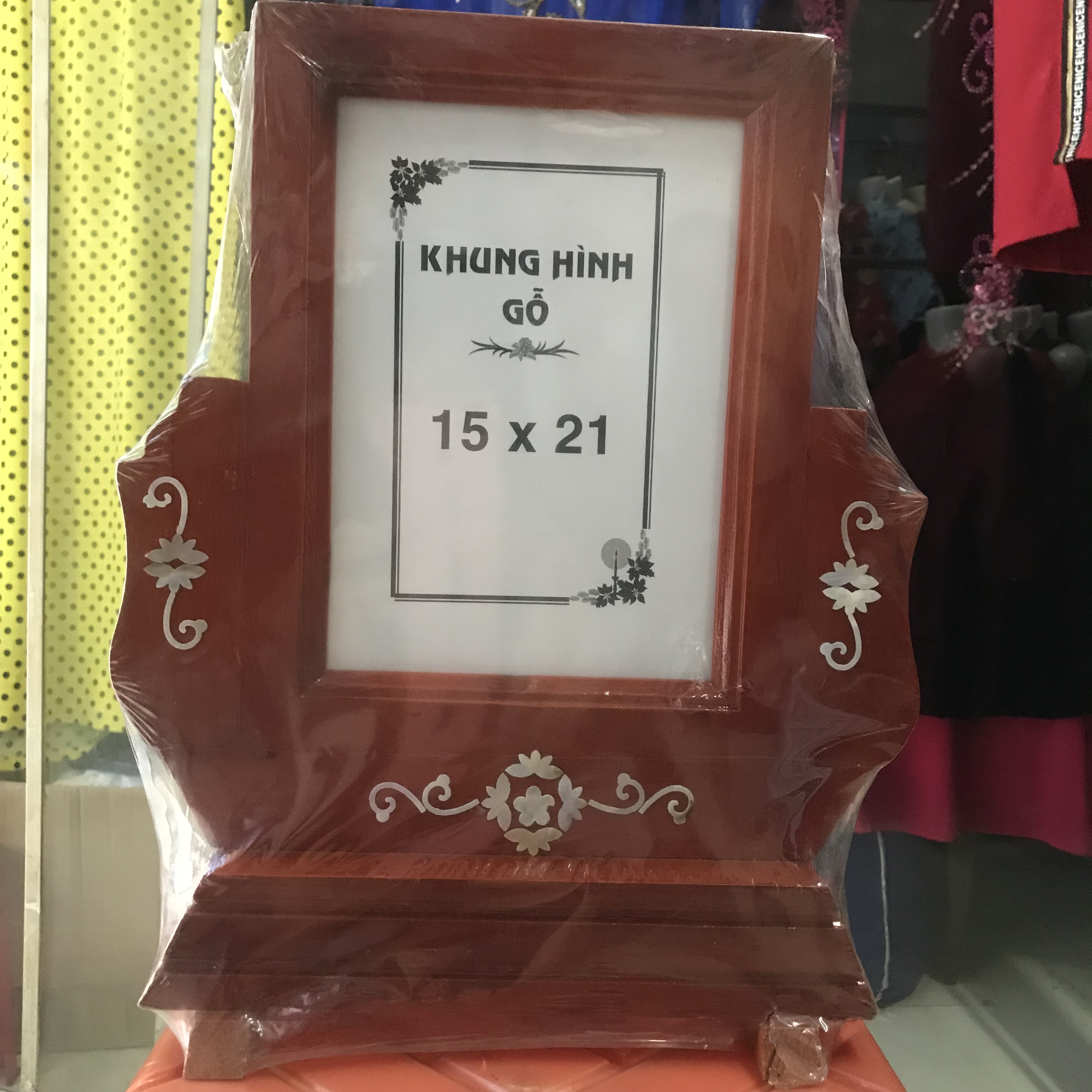 Khung hình,khung ảnh thờ gỗ (15x21)