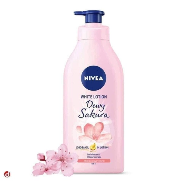 (Hàng Chính Hãng) Sữa Dưỡng Thể Dưỡng Trắng Da Nivea Dewy Sakura (Hương Hoa Anh Đào)