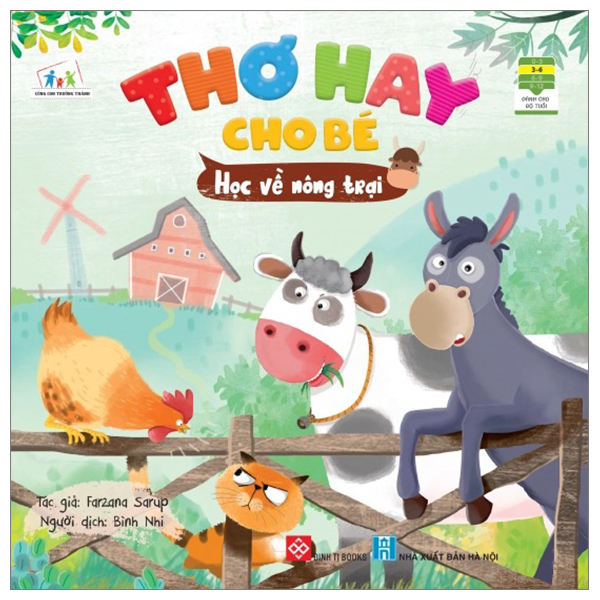 Fahasa - thơ hay cho bé - học về nông trại