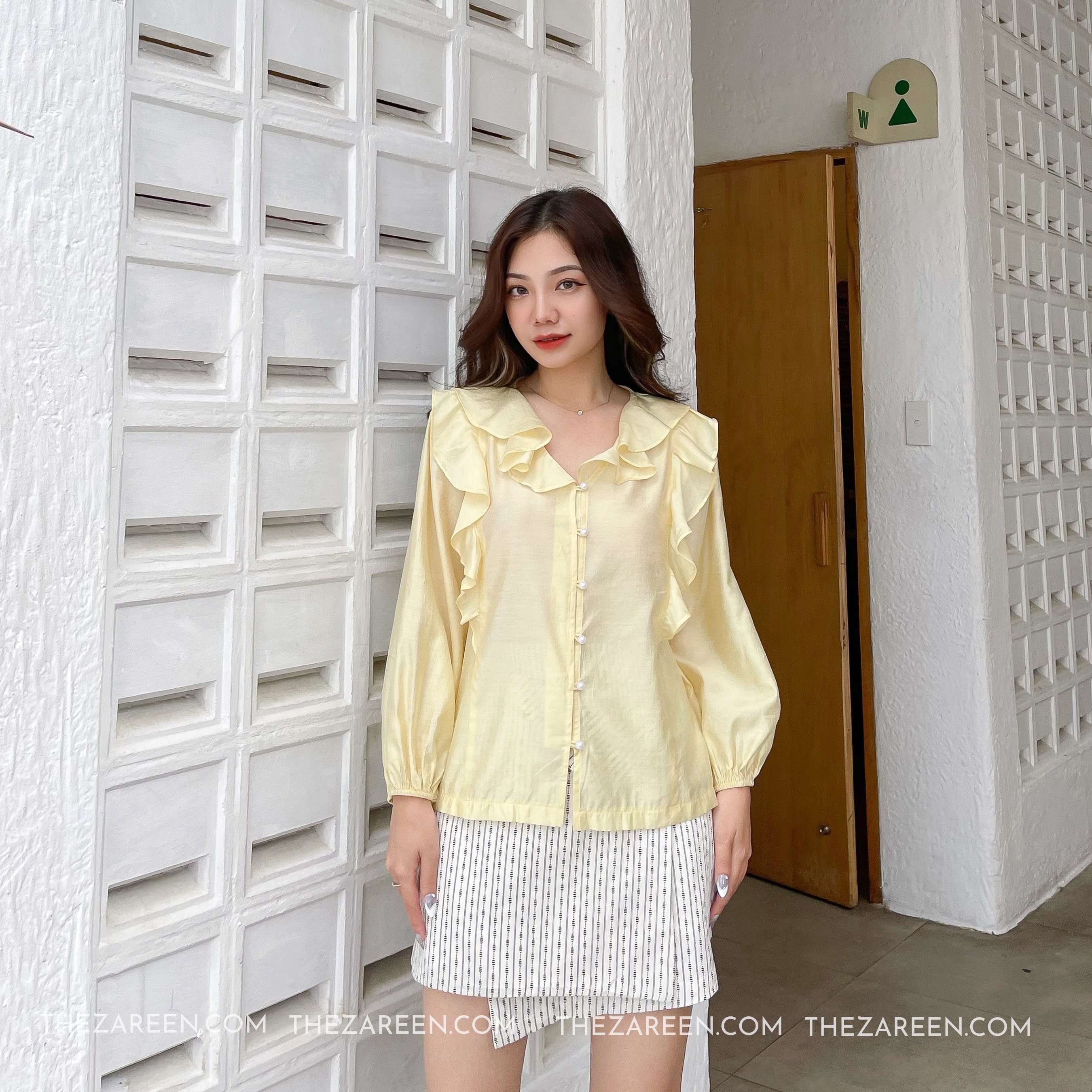 ZAREEN | CHÂN VÁY ĐẮP CHÉO BASIC VAA38