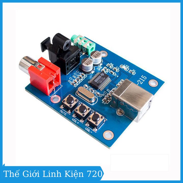 Module giải mã card âm thanh PCM2704 USB
